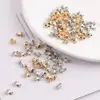 Estrella Estéreo Casual Estrella de Cinco Puntas Aleación Colgante Pequeño Cuentas Espaciadoras Accesorios DIY Pulsera Hecha a Mano Collar Colgante Joyería
