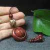 Sândalo Vermelho Pixiu Contas Esculpidas Pingente Giratório para Celular Chaveiro Pingente de Bolsa Ornamento Artesanato