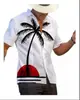 Comercio Exterior Transfronterizo Estación Independiente de Amazon Hombre Estampado Digital Casual Holgado Impresión 3D Manga Corta Camisa Lel Hombre
