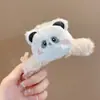 Pinza de Pelo de Felpa para Otoño e Invierno para Mujer, Pinza de Pelo Grande Linda con Diseño de Oso y Conejo, Pinza de Tiburón para Peinados Recogidos, Accesorio de Pelo Grande