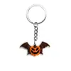 Suministro Transfronterizo Serie de Halloween Llavero Suave de Dibujos Animados de PVC Colgante Pequeño para Mochila Escolar de Estudiante Decoración Colgante