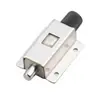 Cerradura de pestillo tipo pulsador Hfy21-40 de acero inoxidable con dispositivo de resorte para puertas y ventanas, Pestillo de resorte automático antirrobo para puertas