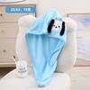 Toalla de Perro Pacha de Terciopelo Coral Lindo Falda de Baño Portátil para Estudiante Adulto Toalla de Baño Linda Toalla Sombrero Triangular Toalla Absorbente