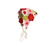 Bufanda triangular de punto retro francesa hecha a mano para chica, estilo artístico, dulce y bonito, para viaje, banda para el pelo femenina, a la moda