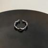 Anillo Irregular Envolvente de Plata de Ley 925 para Mujer Diseño Nicho Ins Sentido de la Apertura Ajustable Anillo para Dedo Índice al por Mayor