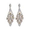 Aretes Colgantes Ovalados de Diamante con Pin Plateado para Mujer Moda Europea y Americana Exagerados Combinan con Todo Aretes de Lujo Ligero Niche Sensación de Alta Gama