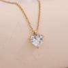 [Ice Meng] Colgante de amor de 12 cumpleaños con nicho de acero inoxidable, cadena de clavícula, joyería transfronteriza, N1472