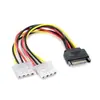 Cable de alimentación sata revolución ide hembra línea de reversa SATA cable de alimentación SATA SATA alimentación reversa uno-dos
