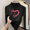 Top cálido y grueso de otoño e invierno para niñas, nuevo estilo 2026, cómoda camiseta básica de corte holgado, camiseta de manga larga de forro polar alemán para niños mayores