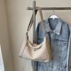 Bolsa de Lazer Feminina 2024 Nova Moda Classe Comutador Bolsa Transversal Bolsa de Ombro Versátil Bolsa de Tecido de Grande Capacidade