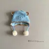 Adorable y Súper Adorable Oveja Bebés Niños y Niñas Infantes y Niños Pequeños Meses Pequeños Otoño e Invierno Cálido Protección para Orejas Gorro de Lana Tejido