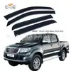 Adecuado para HILUX VIGO 2/4 puertas cabina doble protector de lluvia negro ceja de lluvia comercio exterior venta al por mayor transfronteriza