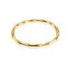 Pulsera de acero inoxidable y bambú europea y americana para mujer, no se decolora, simple, versátil, elegante y con estilo