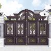 Puerta de aluminio Bodun, puerta de patio, puerta corredera para villa, puerta doble, puerta opuesta china, puerta eléctrica de patio de aleación de aluminio