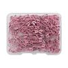 Amazon Nuevo 200 Cajas Pequeñas Pines de 19mm Tamaño Pequeño Color Caramelo Pines Decorativos para Ropa Hebillas Wholesale