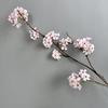 Flor de Pera de Galho Longo Tecido de Seda Floral Chinês Flor de Pera Simulada Decoração de Casa Suprimentos para Casamento Galho de Flor de Cerejeira Galho de Flor de Ameixa de Inverno