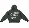 Cpfm Kanye Kanye Reborn Marca Nicho Trendy Americano Dark High Street Estilo Pareja Sudadera con Capucha Forrada de Felpa