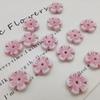 Contas de vidro baoshiosa tchecas importadas 10mm contas de flor de ameixa de vidro flor de cerejeira dourada acessórios para joias feitas à mão DIY