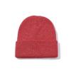 Gorro de Lana Tejido de Color Sólido con Hilo Plateado, Gorro Acrílico Engrosado Anti-Frío, Gorro Casual para Exteriores y Viajes