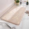Alfombra antideslizante de piel sintética de conejo para mesita de noche de dormitorio, alfombrilla de felpa de piel de conejo absorbente para suelo de sala de estar