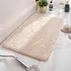 Alfombra Antideslizante para Mesita de Noche de Dormitorio, Felpudo Absorbente para Habitación y Sala de Estar, Felpudo de Felpa de Pelo de Conejo, Cojín Suave, Lavable a Máquina para Interiores