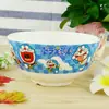 Tigela infantil de porcelana tipo melamina anti-queda resistente ao calor melamina tigela redonda de 5 polegadas louça de desenho animado criativa utensílios domésticos diários