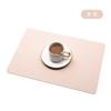 Manteles Individuales de Cuero PU, Manteles para Mesa de Comedor, Manteles para Tazón Anti-Escaldaduras, Manteles Aislantes, Posavasos Impermeables y a Prueba de Aceite para el Hogar, Manteles Individuales Occidentales al Por Mayor