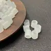 Blanco Hielo Agujero Grande Corte Recto Cuentas Barril Cuentas Sueltas Cuentas de Transferencia Lutong diy Pulsera A juego Cuentas Xingyue Pu Wen Bolsa de Cuentas para Jugar