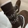 Calcetines Retro de Lana Suave, Gruesos, Cálidos, a Rayas, de Lunares, Fair Isle, Holgados, para Mujer, hasta la Mitad de la Pantorrilla, Dulces, Estilo Ins
