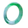 Pulsera Redonda de Imitación de Vidrio a Jade Paso a Paso, Mismo Estilo que en Xiaohongshu, Pulsera Transparente de Hielo de Primavera Natural para Mujeres, Hielo Alto