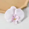Cabezas de flores artificiales de orquídea mariposa, materiales para flores de pared, materiales para pasadores y accesorios para el cabello hechos a mano para DIY, piezas de flores y accesorios de pétalos para decoración de bodas