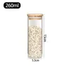 Pote de Vidro Selado Transfronteiriço Pote de Vidro Borossilicato para Chá Pote de Armazenamento de Frutas Secas Cereal Doce Pote de Vidro com Tampa