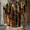 Amazon Nueva Camisa Polo Casual de Manga Corta con Bloques de Color de Moda para Hombre Ropa para Hombre
