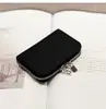 Piel de Vacuno de Primera Capa Cremallera Acordeón Tarjetero Cuero Genuino Togo Bolsa para Identificación Tarjetero Bolsa Portátil para Cosméticos