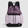 Mochila Casual para Hombres y Mujeres, Cierre de Cordón, Color Contrastante, Bolsa Escolar Versátil, Gran Capacidad, Mochila para Deportes de Montañismo al Aire Libre y Viajes