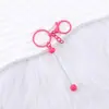 Chaveiro de Miçangas DIY Transfronteiriço Chaveiro de Metal Colorido Pingente para Conjunto de Fone de Ouvido de Celular Chaveiro de Miçangas Fofo