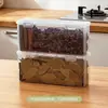 Caja de refrigerador de cocina especializada BNBSS con tapa, transparente y visible, para almacenar especias, canela y cáscara de mandarina seca, gran capacidad