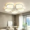 Lámpara de techo protectora para los ojos con pétalos de ginkgo, lámpara para sala de estar, luz LED principal de arte moderno para el pasillo, luminaria de interior