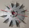 Aspa de Ventilador de Aluminio para Motor 3KW-22KW Motor Aspa de Ventilador de Alta Temperatura Aspa de Ventilador con Núcleo de Hierro Y100Y200Y160 Ventilador de Aluminio