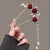 Novo Grampo de Cabelo em Forma de U Estilo Chinês para Penteados, Grampo Versátil de Borla de Nicho de Alto Padrão, Acessório de Cabelo Estilo Antigo Atacado