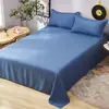 Sábana una pieza amigable con la piel cepillada doble individual para cuatro estaciones universal dormitorio estudiantil funda de almohada fábrica venta al por mayor