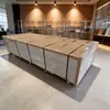 Painel composto de alumínio, alumínio polido, revestido de PVC, material de núcleo resistente ao fogo grau B1, para decoração de interiores e exteriores