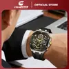 Reloj Impermeable para Hombre Chaxigo con Correa de Silicona, Versátil y de Moda, Reloj de Cuarzo para Negocios con un Diseño Elegante 6918