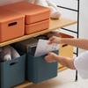 Caja de Almacenamiento de Plástico con Tapa Caja para Guardar Ropa Interior Calcetines en el Armario Contenedor para Guardar Bloques de Construcción de Juguete Cesta para Guardar Bocadillos Libros Ilustrados