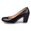 Zapatos de tacón grueso de tacón alto para mujer de primavera y otoño, tallas pequeñas 31/32/33, tallas grandes 40-43/44/45/46/47, stock de comercio exterior
