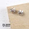 Joias Populares para Nail Art Diamantes, Bolas de Diamante Empilhadas Acabadas à Mão Quadradas Grossas de Alta Qualidade, Diamantes Brilhantes de Cristal de Vidro de Alta Qualidade para Nail Art