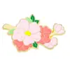 Broche distintivo exquisito color dopamina forma de flor sentido avanzado nicho divertido todo partido pin para ropa sombrero