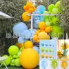 Kit de guirlanda de balões marrons pacote de balões para exportação decoração de festa de aniversário layout de casamento construção de cena