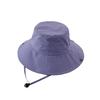 Sombrero de ala ancha de color liso para niños, sombrero de pescador fino de verano a prueba de sol, sombrero a prueba de sol para montañismo al aire libre, sombrero de pescador para padres e hijos
