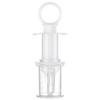 Alimentador Líquido de Silicona Estilo Inglés, Jeringa Alimentadora para Bebé, Entrada de Líquido por Dos Lados, Alimentador con Tetina Anti-Ahogo, Alimentador Líquido